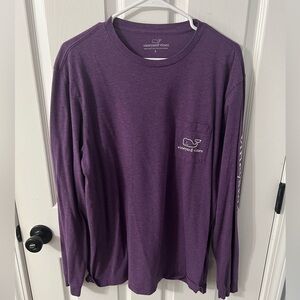 Vineyard Vines Long Sleeve Large Purple Shirt